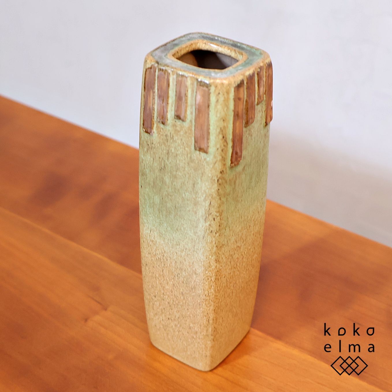 カタログスタンド マガジンラック 折りたたみ式 5段 竹製 片面