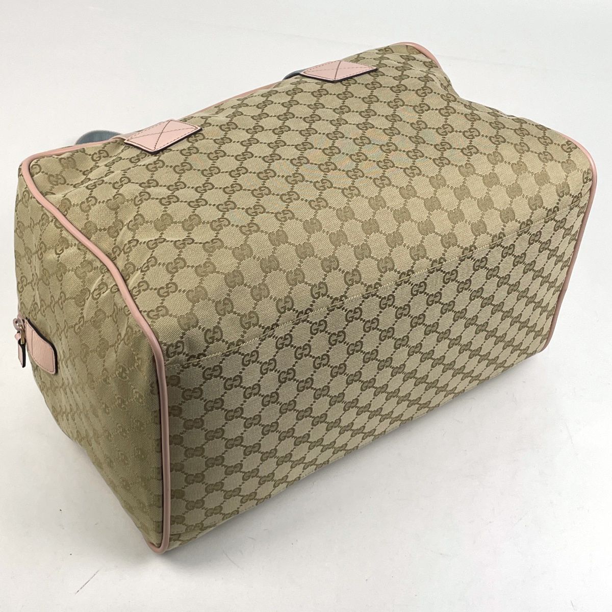 グッチ GUCCI GG柄 ボストンバッグ ショルダーバッグ ボストンバッグ GGキャンバス ベージュ ピンク 153240 レディース