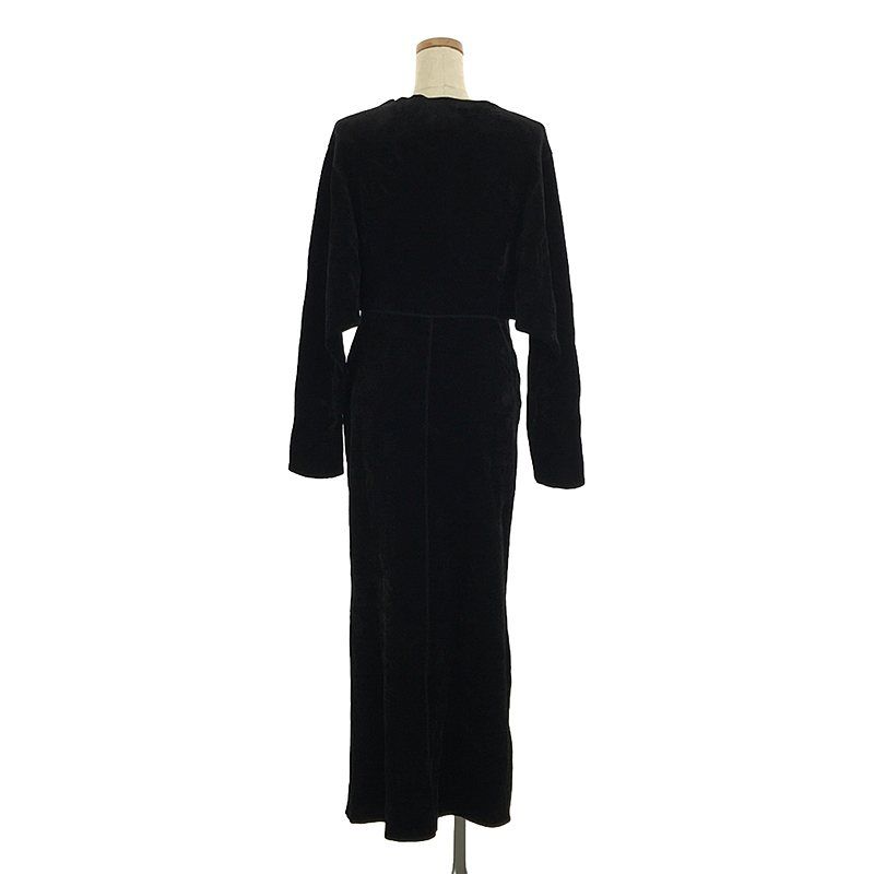 mame kurogouchi＊ベロアワンピース mame kurogouchi ジャガード 花柄