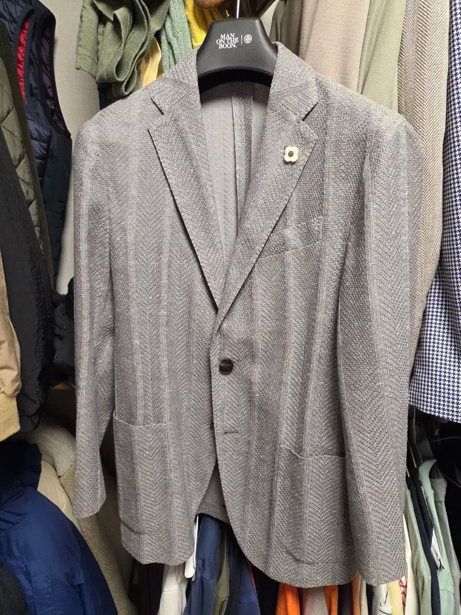 LARDINI ジャケット サイズ48 LARDINI(ラルディーニ) ニットジャケット 48 サイズ - メルカリ