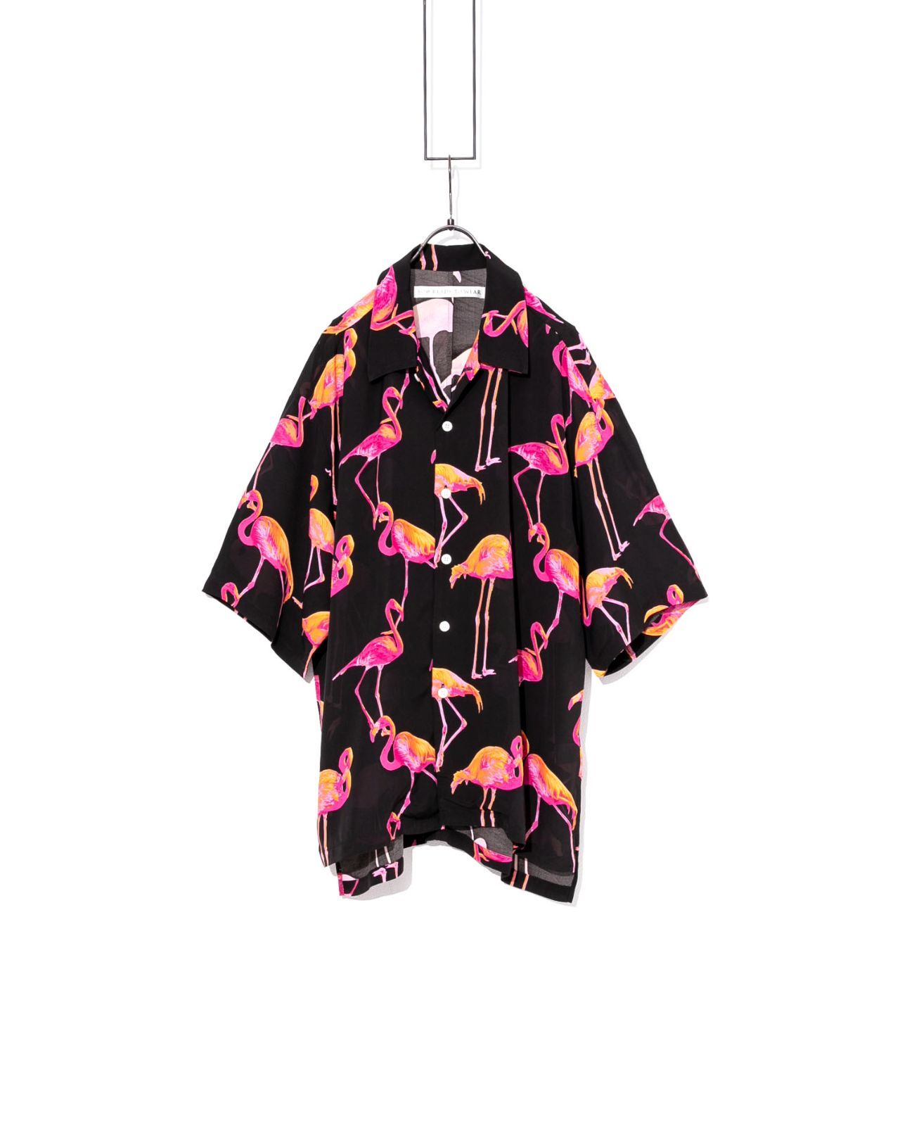 soe ソーイ PINK FLAMINGO SHIRT 1201-81-003ピンク フラミンゴシャツ
