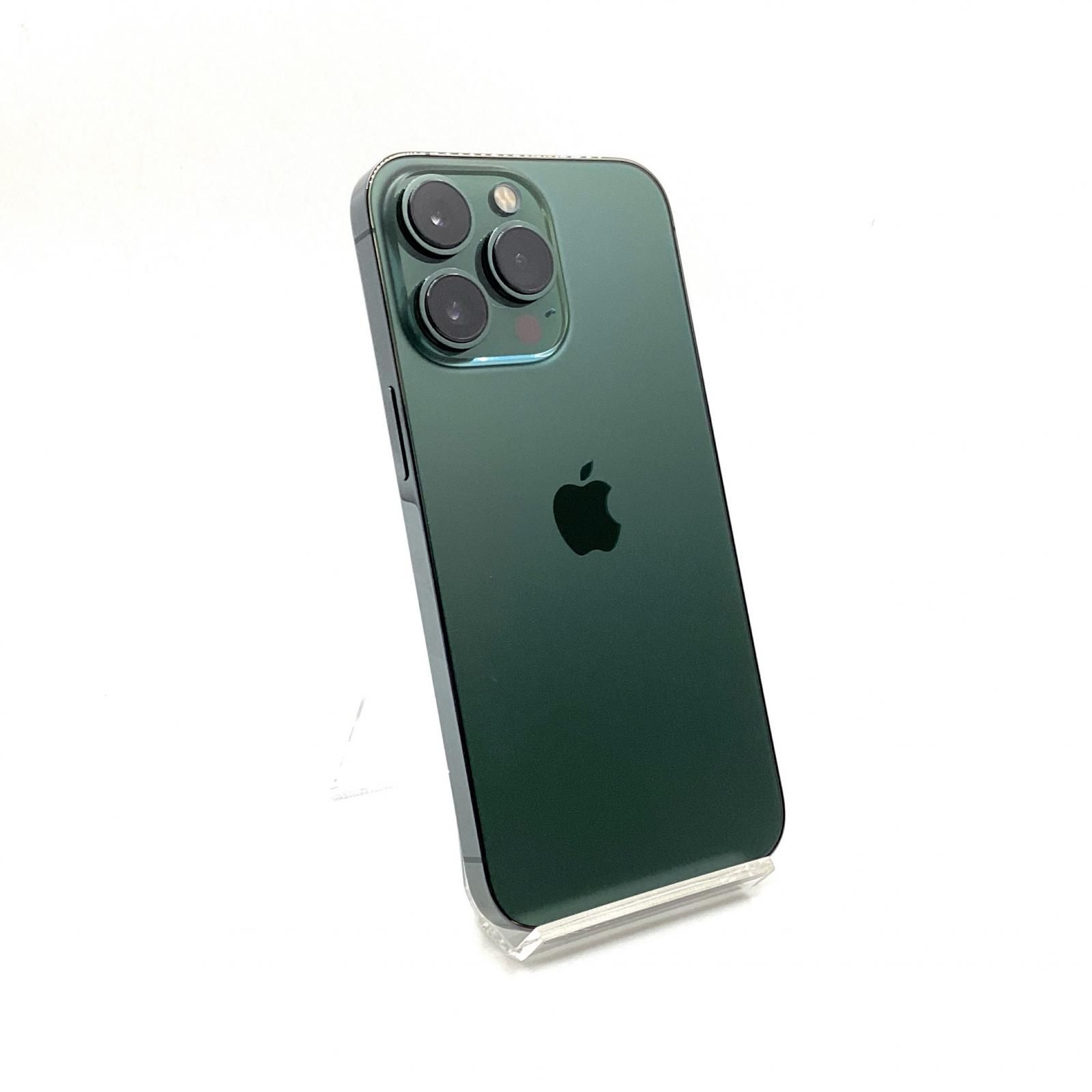 【全額返金保証】【最速発送】Apple iPhone 13 Pro 256GB ミッドナイトグリーン SIMフリー 動作確認済 85%