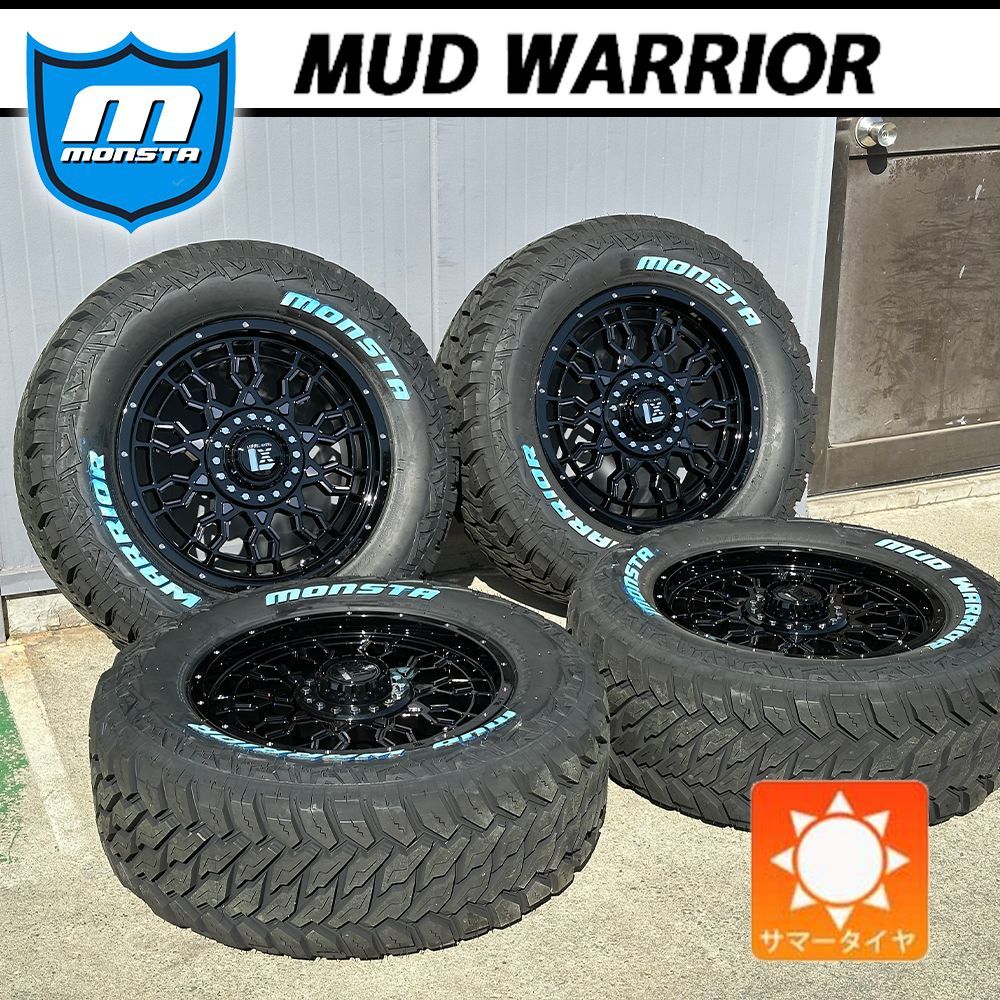 【新品】ランドクルーザー300系 サマータイヤ 18インチ MONSTA MUD WARRIOR 265/60R18 285/60R18 タイヤホイールセット 4本セット