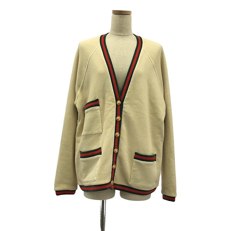 GUCCI / グッチ | シェリーライン リバーシブル カーディガン | XS