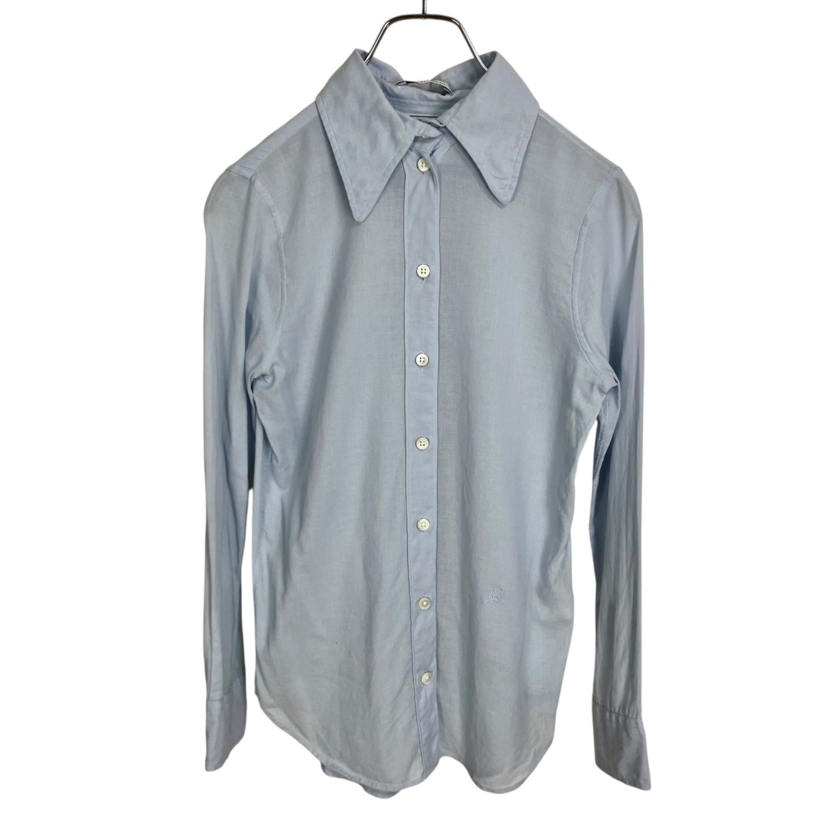MADISON BLUE マダムシャツ 00 ライトブルー 水色 マディソンブルー ロゴ刺繍 長袖