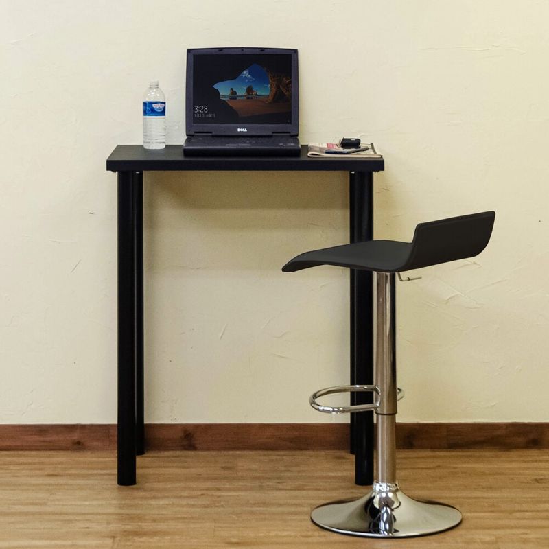 フリーバーテーブル　75×45　BK/WH 　送料込み フリーバーテーブル 75x45 ショップ BK/WH サカベ