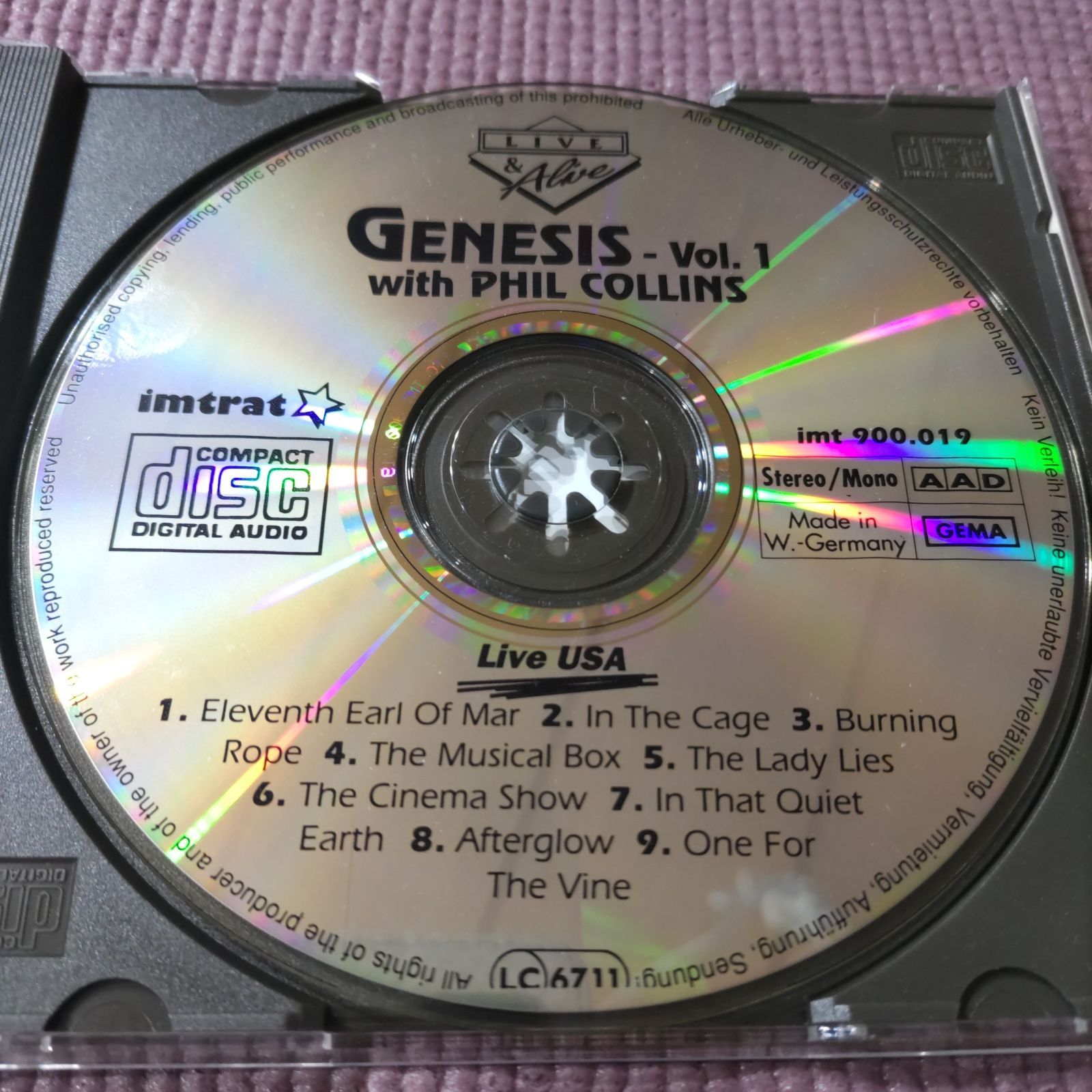 Live USA ☆GENESIS Vol.1 with Phil Collins 【輸入盤】 - メルカリ