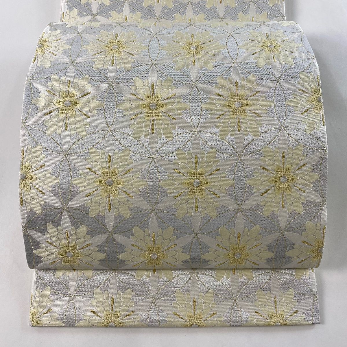 平和屋本店□極上 芭蕉布 染織作家 みなみ修郎 全通柄袋帯 手織人:柳  