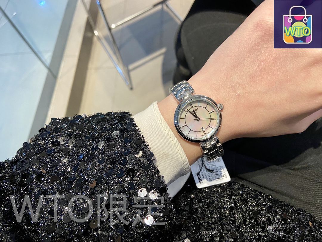 今日特価】Tissot フラミンゴ シリーズ レディース腕時計-WTO