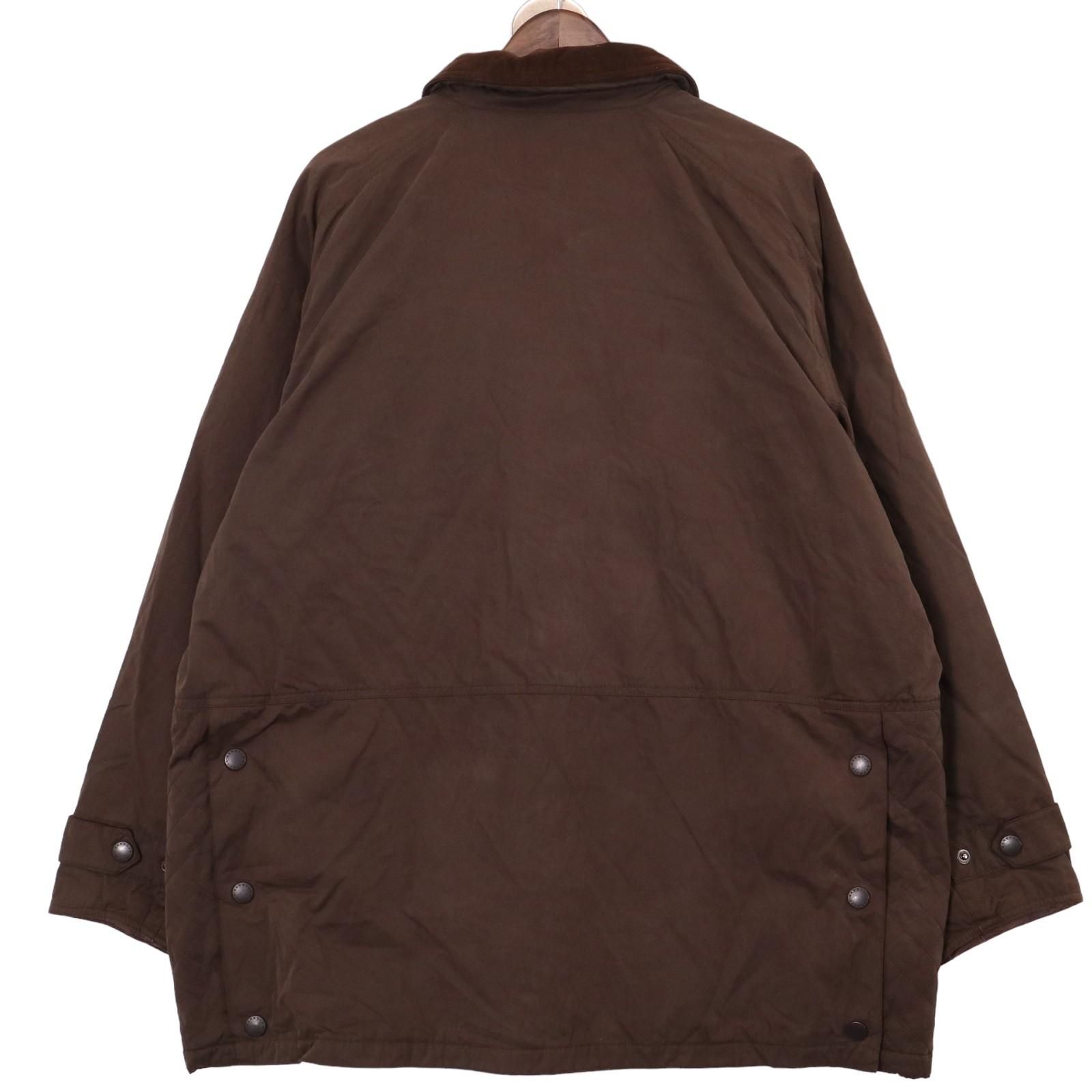 Barbour バブアー Breathables オイルドジャケット ブラウン (メンズ XL) 中古 古着 A0994