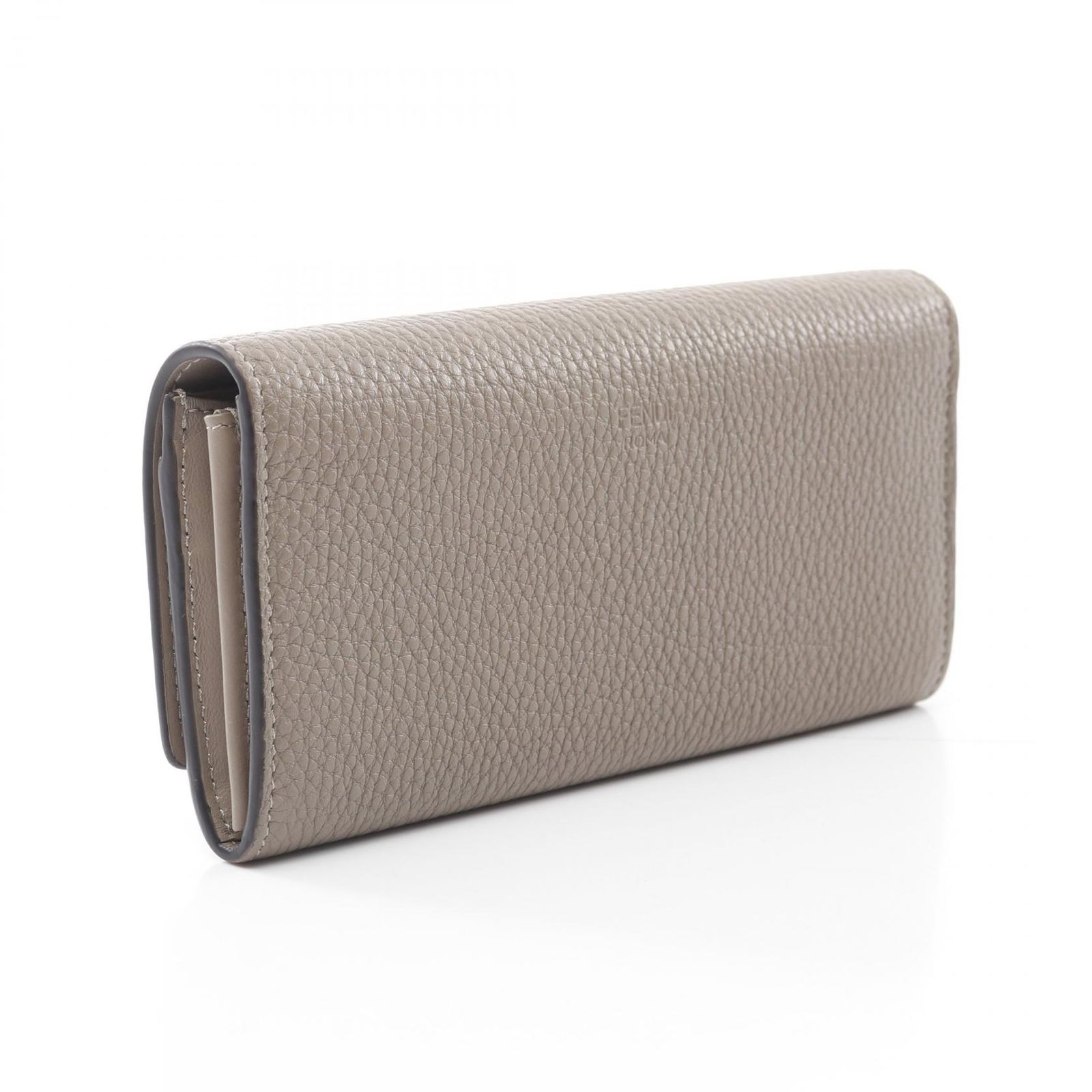 フェンディ FENDI 二つ折り長財布 ピーカブー 8M0427 グレージュ  