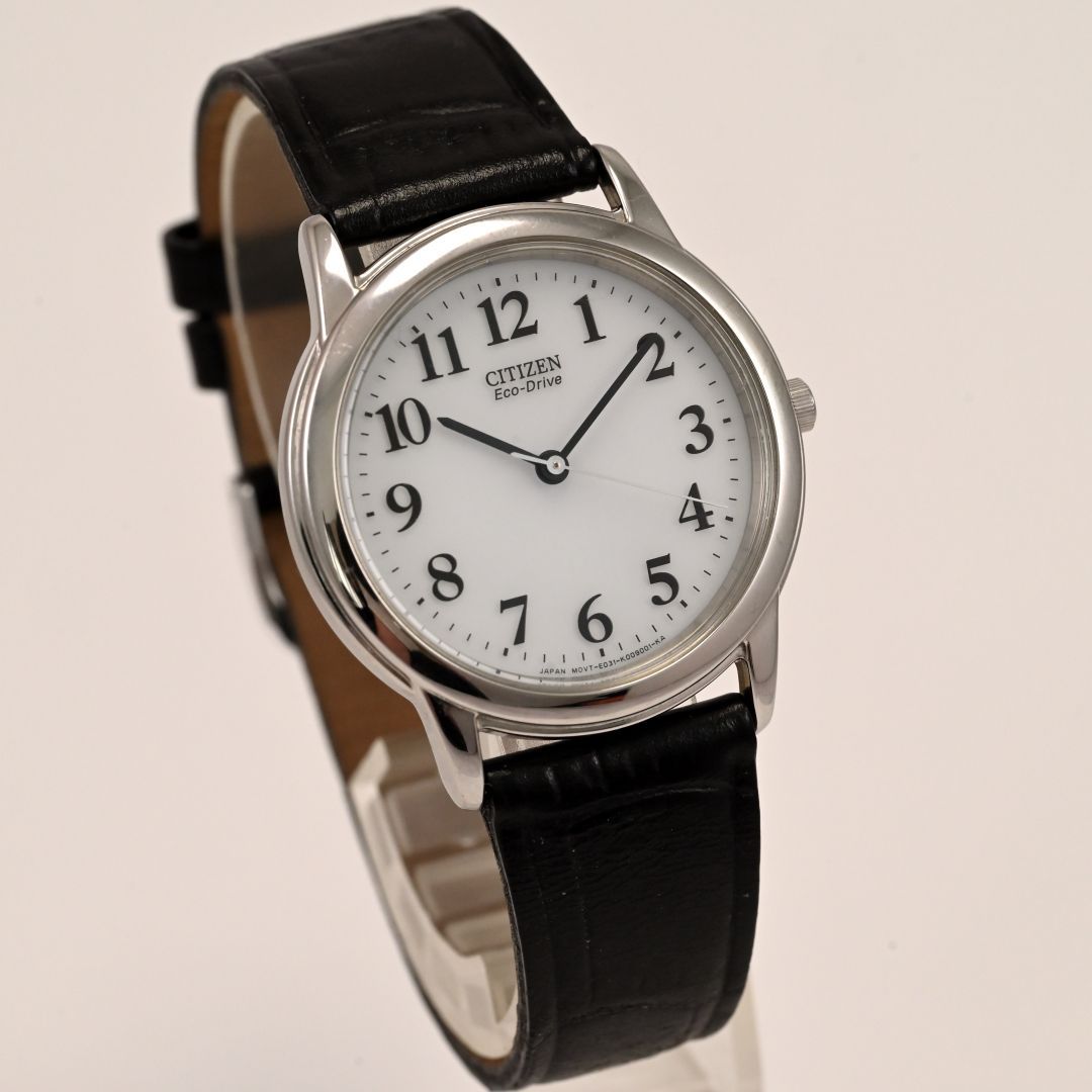CITIZENシチズン Eco-Drive エコドライブ 34mm ホワイト文字盤 CITIZENシチズン Eco-Drive エコドライブ 34mm ホワイト文字盤