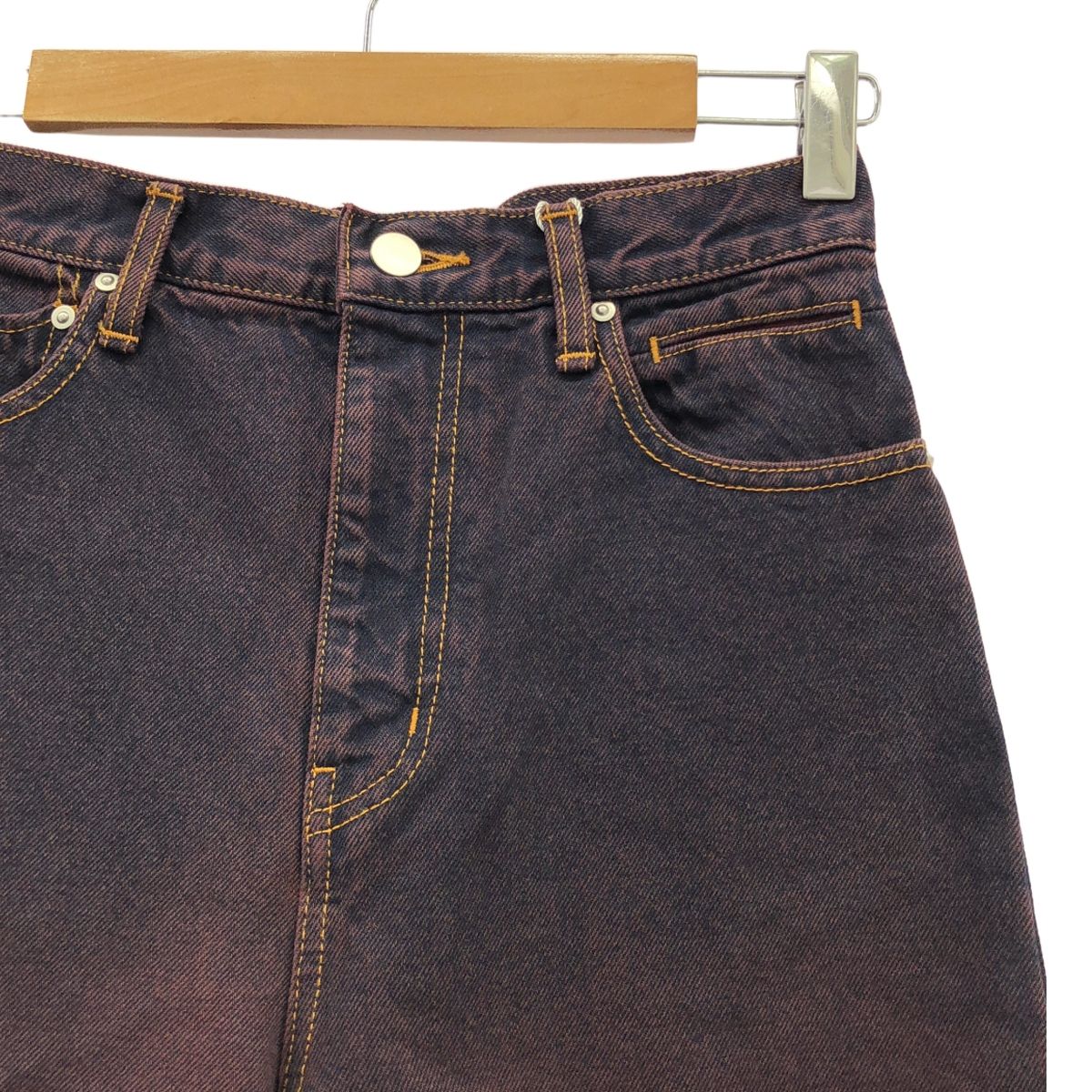 美品】 PERVERZE / パーバーズ | High-rise Wide-Leg Denim 