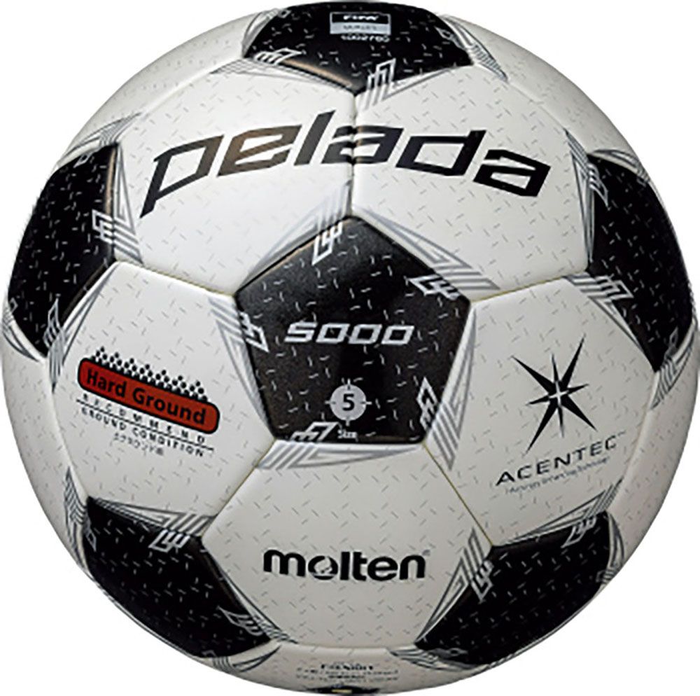 モルテン molten サッカー ペレーダ5000土用 5号球 検定球 国際公認球 ホワイト ブラック サッカーボール 中学生 高校生 大学生 社会人 練習 試合 部活 サークル F5L5001 -