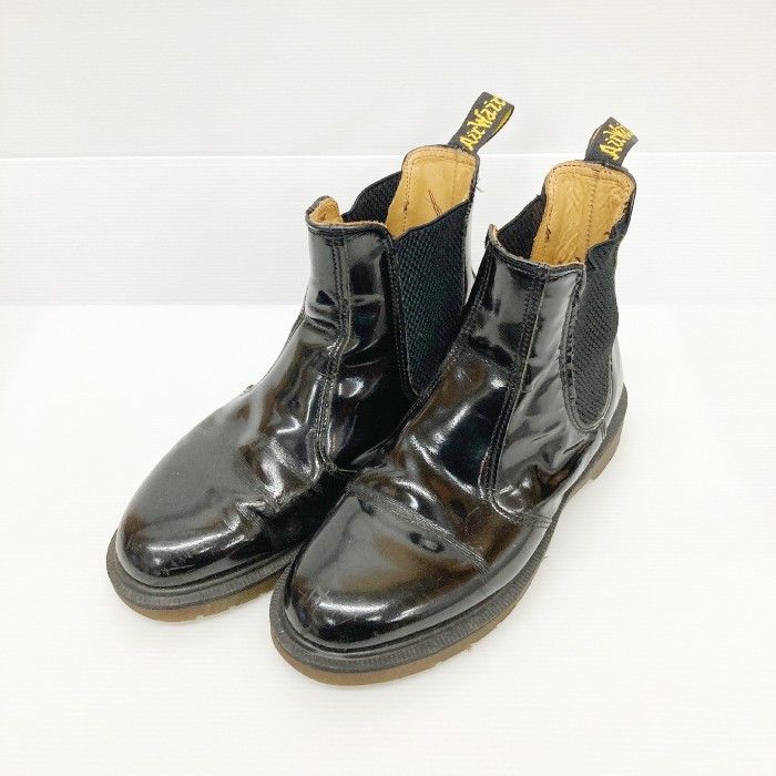 dr.martens 11ホール イングランド製 レオパード ハラコ ブーツ-