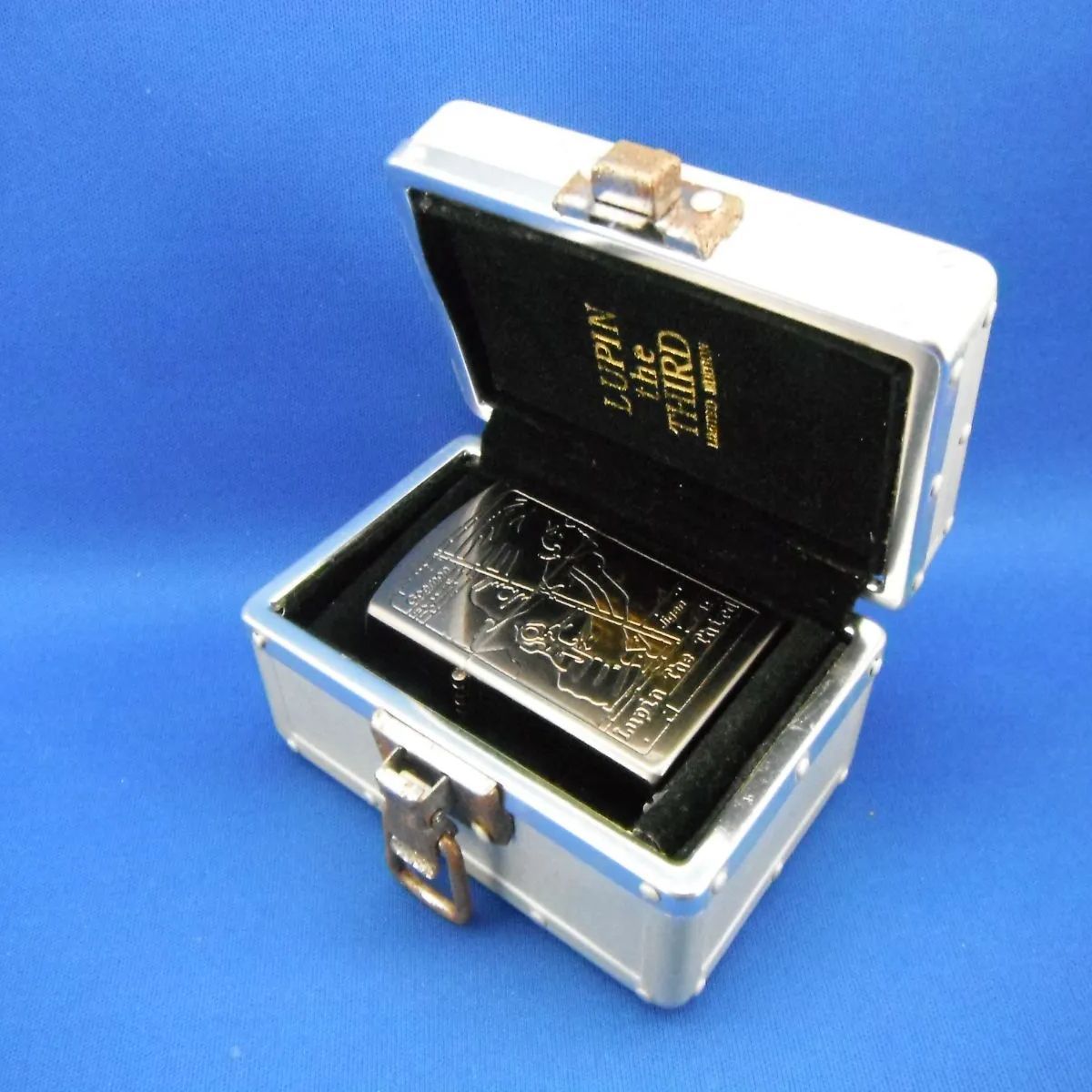 28 ルパン三世 ZIPPO風 オイルライター 次元大介&石川五右衛門 金庫型 