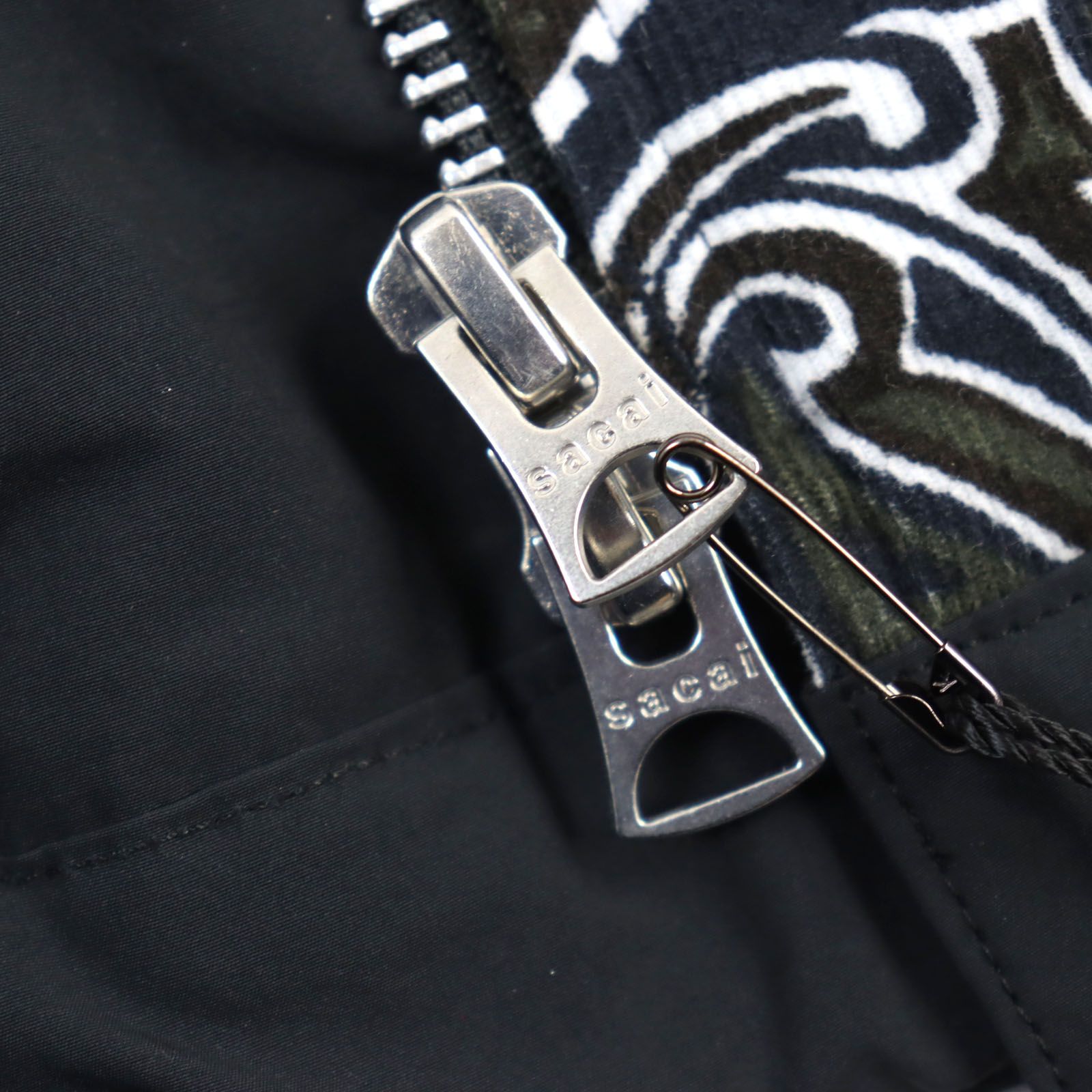 sacai サカイ ペイズリー中綿入り ジャケット/ブルゾン