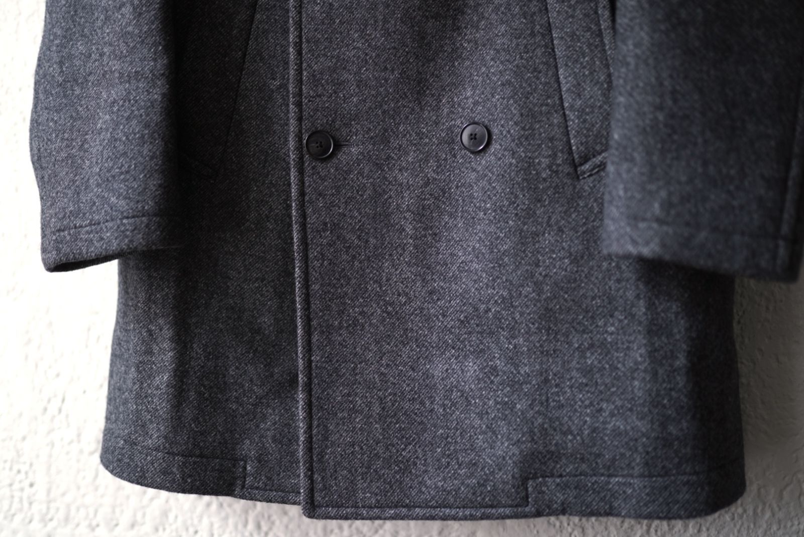 ジャケット・アウター HEUGN 22aw Victor 22AW VICTOR ウールメルトンダイアゴナルPコート / HEUGN