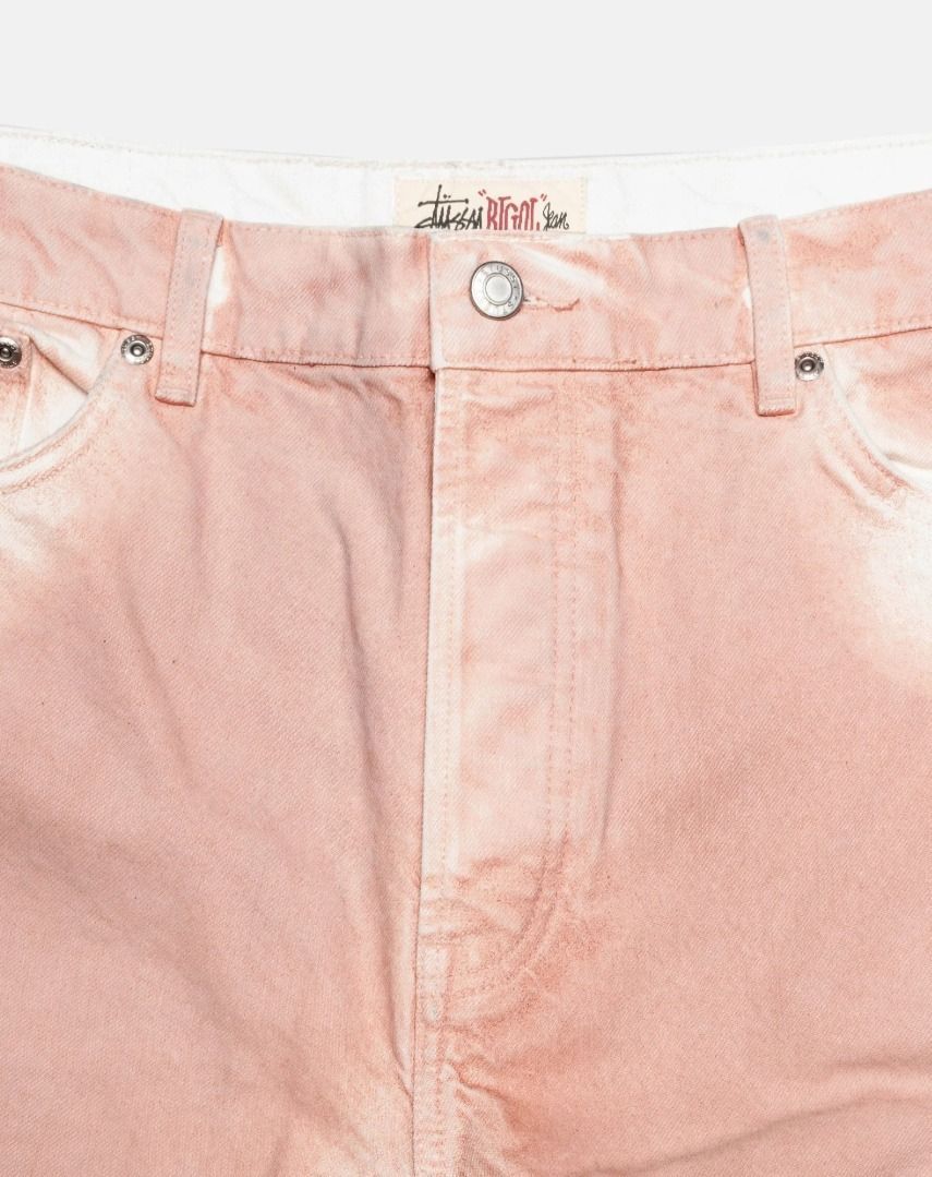 STUSSY BIG OL' SHORT SPRAY DYE PINK ステューシー ガーメント
