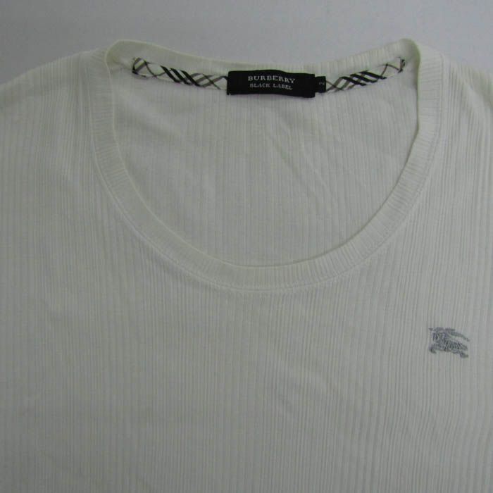 バーバリーブラックレーベル 長袖Tシャツ トップス リブ ロンT