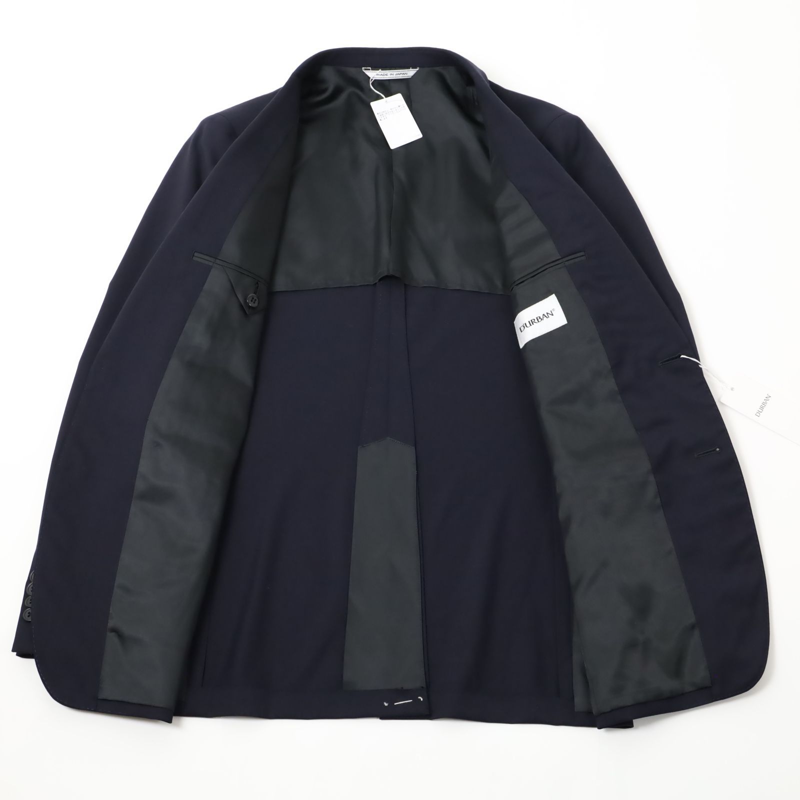 新品◇ DURBAN ダーバン ビジネス スーツ メンズ メンズ 無地 ウール