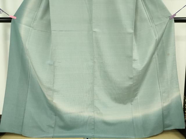 平和屋本店□極上 本塩沢 やまだ織 訪問着 単衣 染色作家 桐村博 逸品  