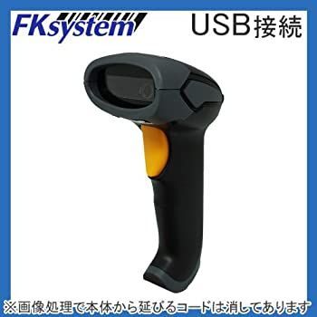 【中古】エフケイシステム 高性能ロングレンジCCDバーコードリーダー USB接続 ブラック TS-5300
