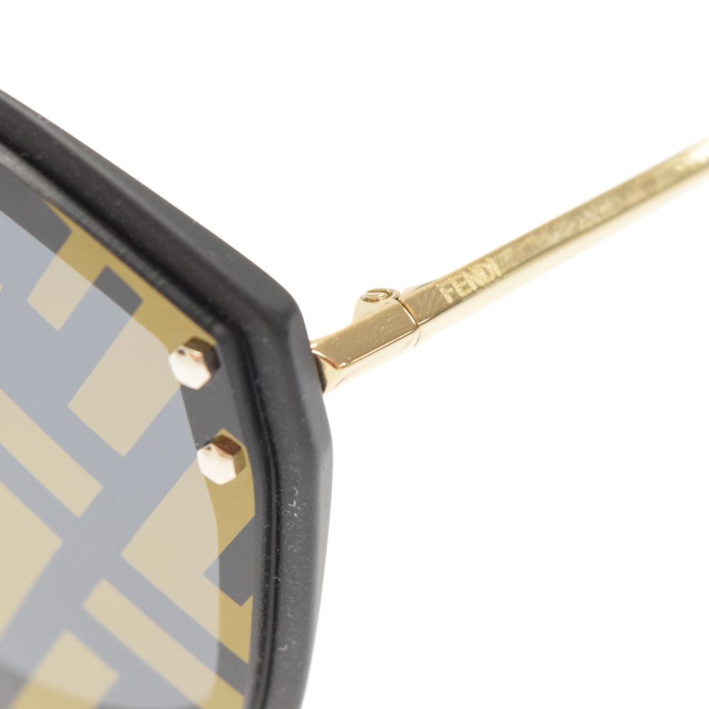 FENDI (フェンディ) ファビュラス ティアドロップ ズッカ柄 サングラス