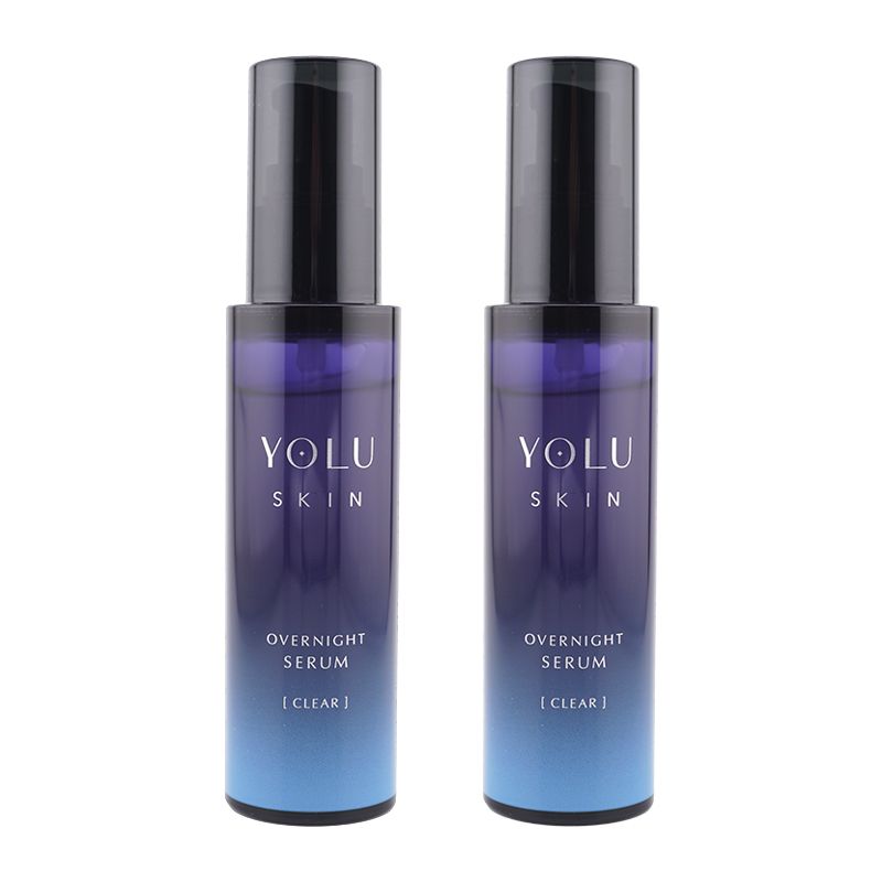 正規品，格安 [2個セット]YOLU ヨル スキン オーバーナイトセラム クリア 45mL 美容液 スキンケア ビタミンC ナイアシンアミド[指定場所ダイレクト] 美容液