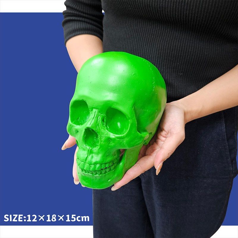 ガイコツ 置物 ドクロ 置物 スカル オブジェ スカルヘッド 骸骨 SKULL