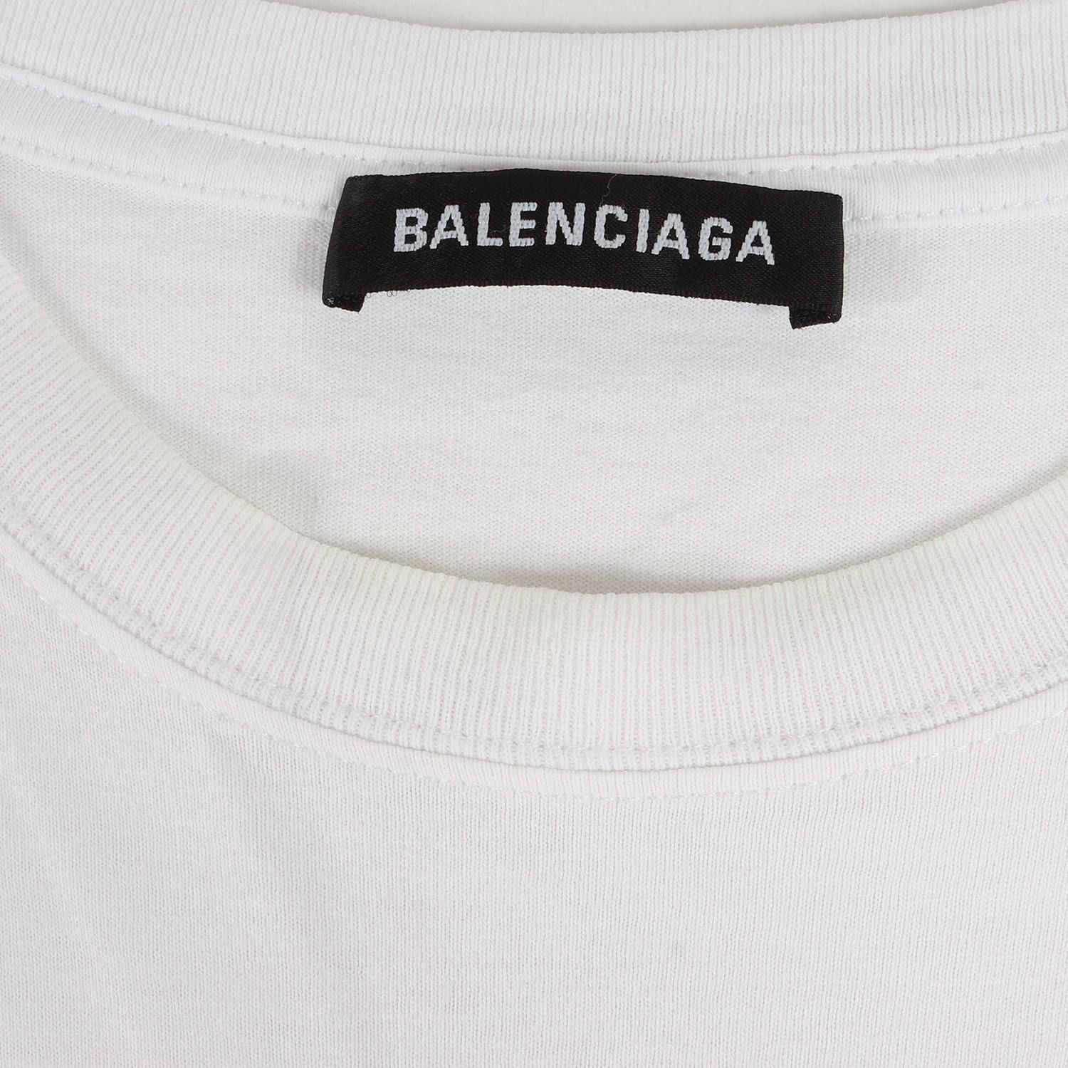 BALENCIAGA バレンシアガ Tシャツ サイズ:S ロゴ 刺繍 BALENCIAGA バレンシアガ Tシャツ サイズ:S ロゴ 刺繍