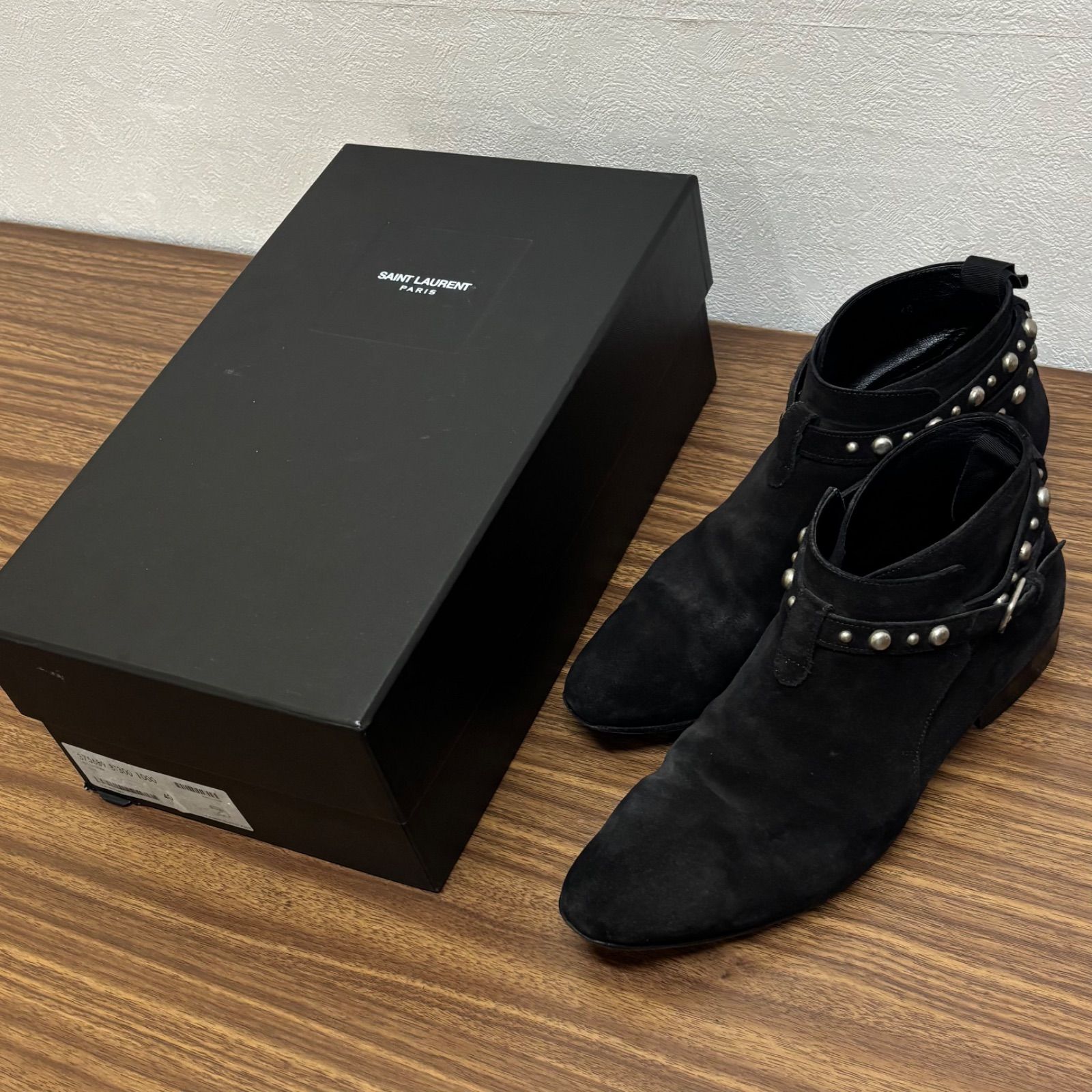 Saint Laurent サンローラン スタッズ ブーツ サンローラン ブーツ 35