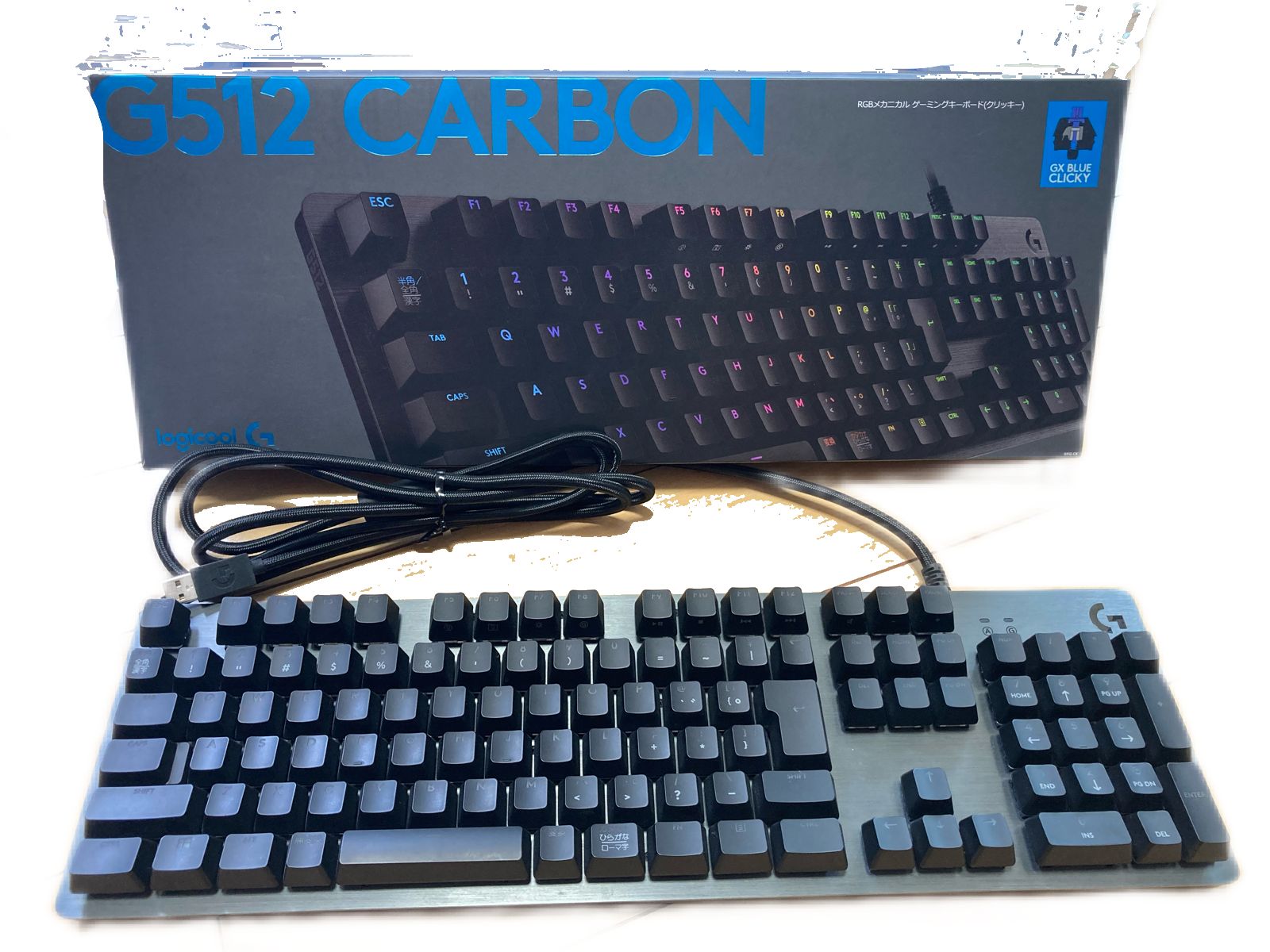 Logicool ロジクール/キーボード/G512 Carbon/2212MR167B38/Bランク/71【中古】 ロジクールG512メカニカル ゲーミング キーボード
