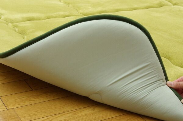 ラグマット こたつ敷布団 ローズ 190×190cm 洗える 軽量 国産固綿40mm使用 フランネル地 ふっくら敷 〔リビング〕 代引不可 MARWIL-DEMENAGEMENTS_CH