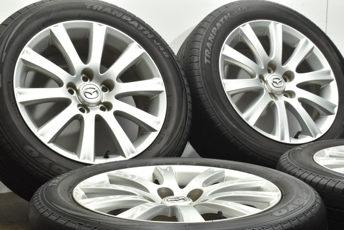 送料無料】マツダ MPV 純正 17in 7J +45 PCD114.3 4本セット ホイール