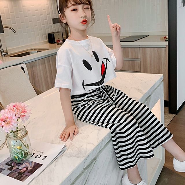 人気商品ランキング キッズセットアップ ゆったりＴシャツ ショート