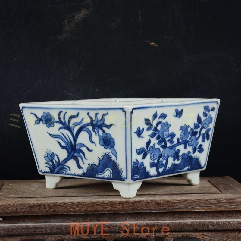 清乾隆青花竜紋将軍缶 景徳鎮 陶磁器 装飾品 現代工芸品 美術品 置物 清乾隆青花磁器龍紋将軍缶 景徳鎮 陶磁器 装飾品 現代工芸品 美術品