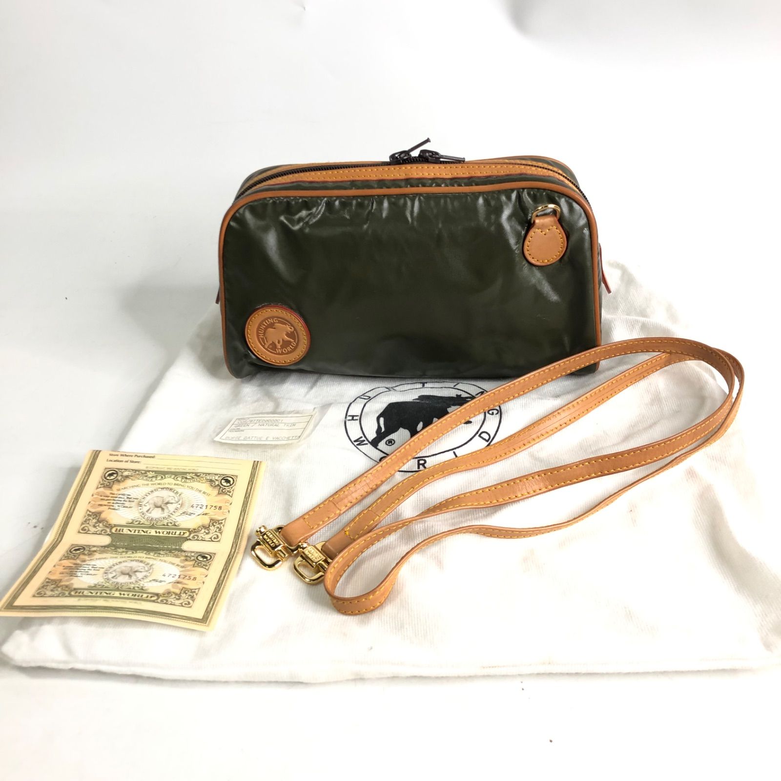 HUNTING WORLD/ハンティングワールド】 ショルダーバッグ PVC