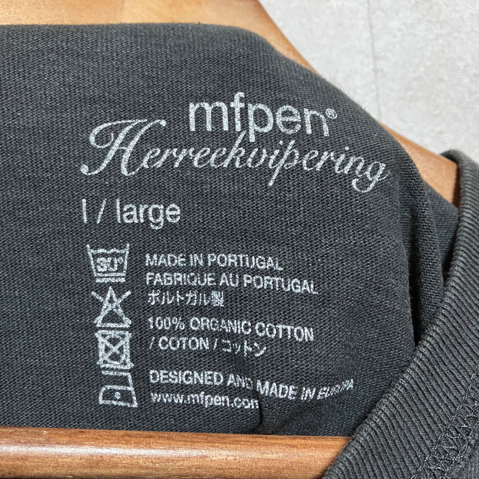 mfpen エムエフペン シャツジャケット black S ポルトガル製 mfpen（エムエフペン） 2023SS 23SS WRITER SHIRT ライター