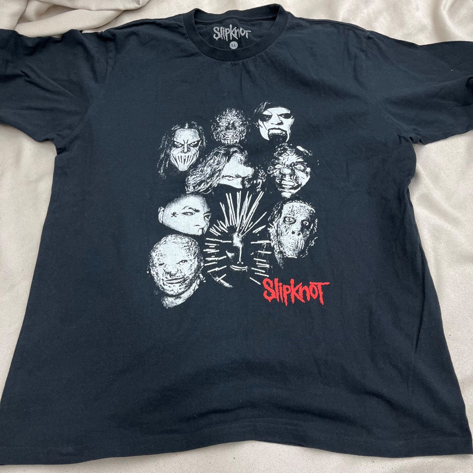 Slipknot バンドTシャツ ユニセックス LL 黒 ヘビメタ アベイル