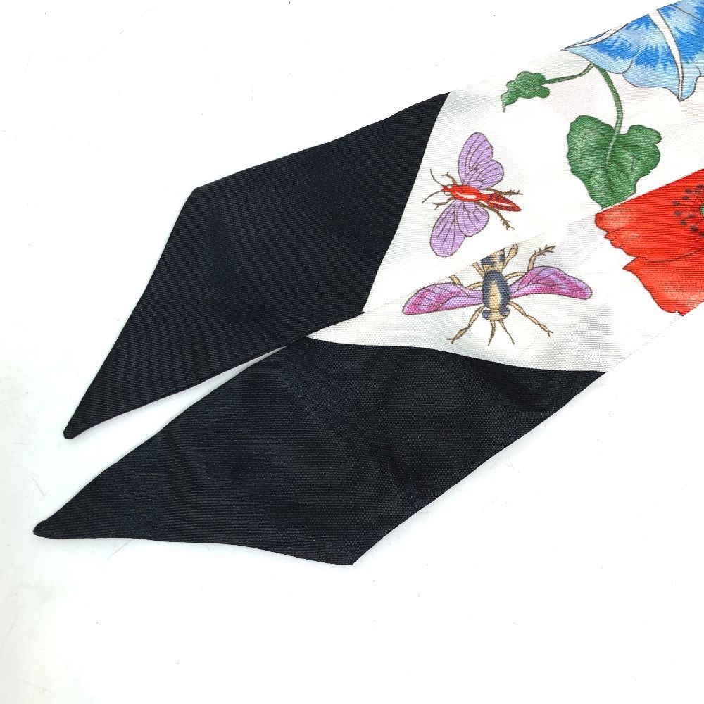 グッチ 406206 フローラ 花柄 フラワー ネックボウ バンドー スカーフ