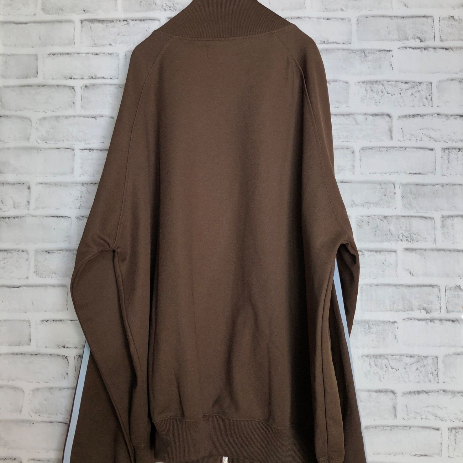 希少XXL⭐️90s Fred Perry トラックジャケット/ブラウン 刺繍月桂樹  