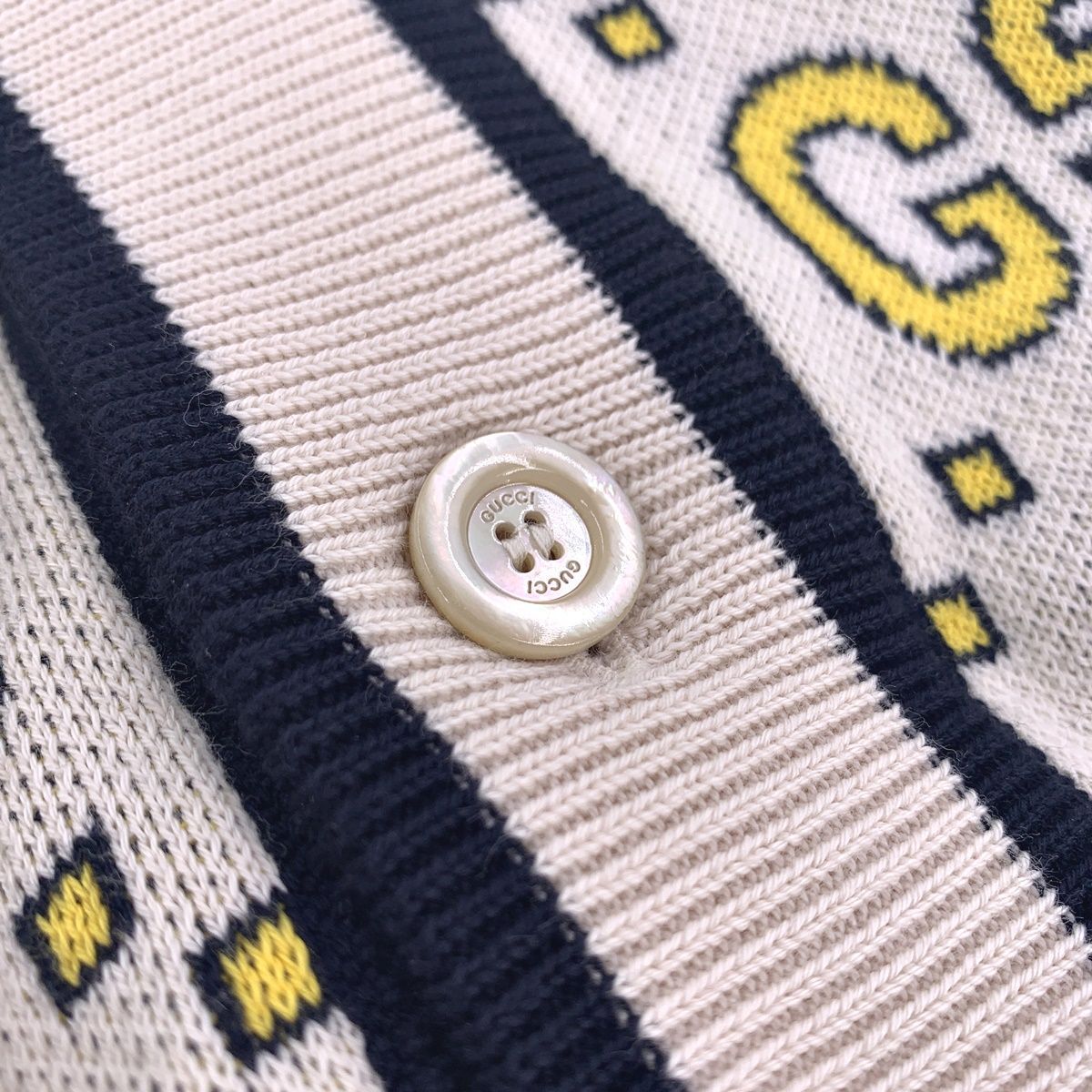 中古】 GUCCI グッチ GGコットン ボウリングシャツ 740562 XKC6C