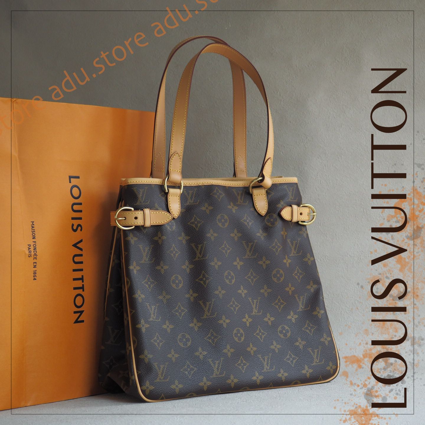 美品☆ ルイヴィトン LOUIS VUITTON モノグラム バティニョール ヴェル