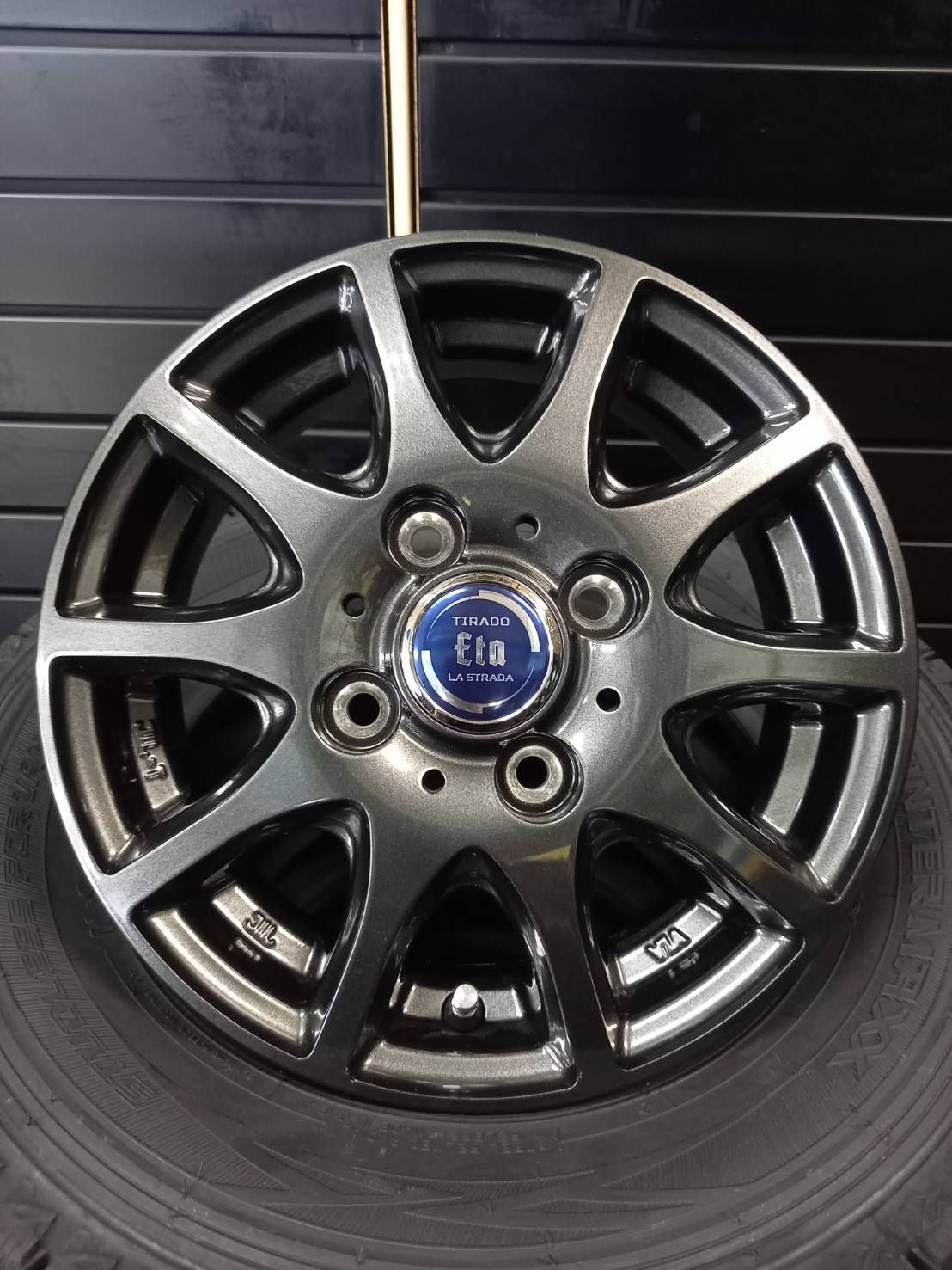 製 ダンロップ WINTER MAXX SV01 145R12 6PR TIRADO ETA 4本 47800円● ハイゼット●アトレー●ピクシス●キャリー●エブリイ バン スタッドレスタイヤ アルミ 145 80R12 80 78 相当