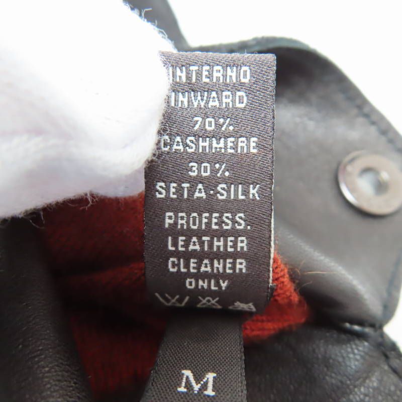 M04-k135 Loro Piana ロロピアーナ ロゴプレート ゴートスキン