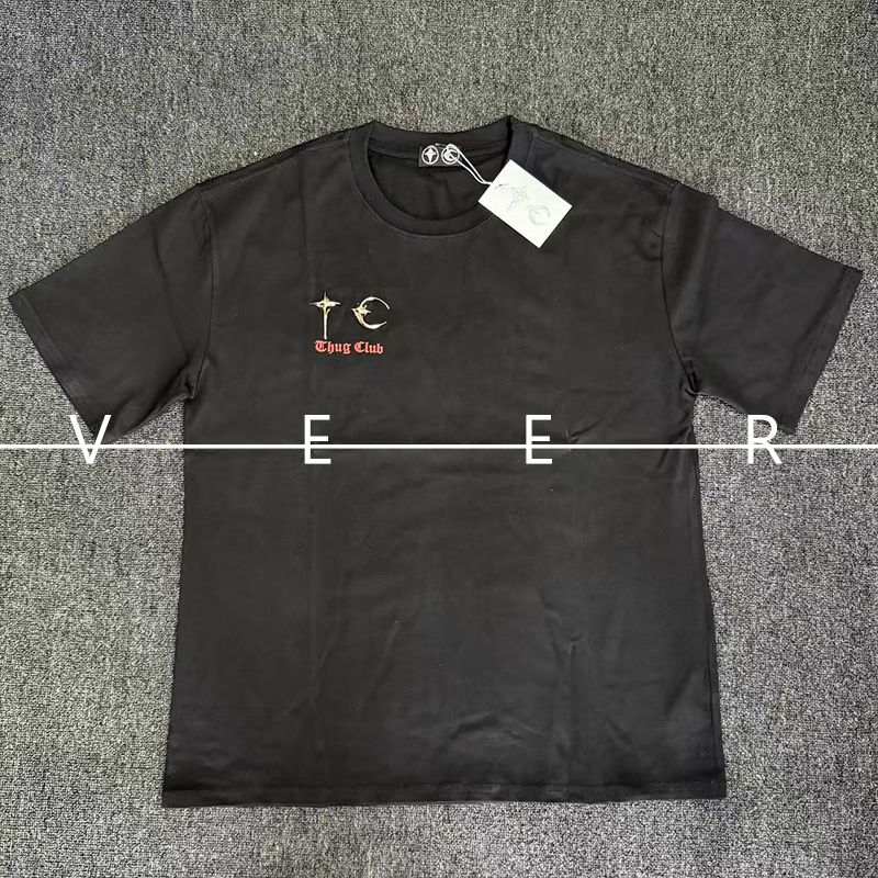 THUG CLUB サグクラブ ブラック 半袖 Tシャツ サイズ2