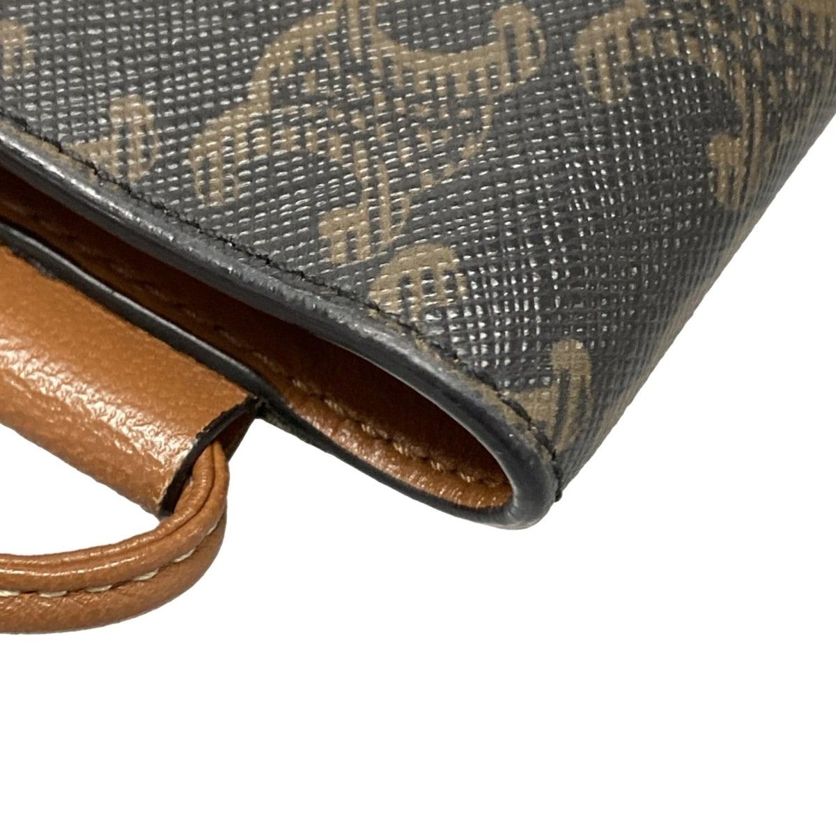 ダークブラウン×ブラウン スマートフォンケース