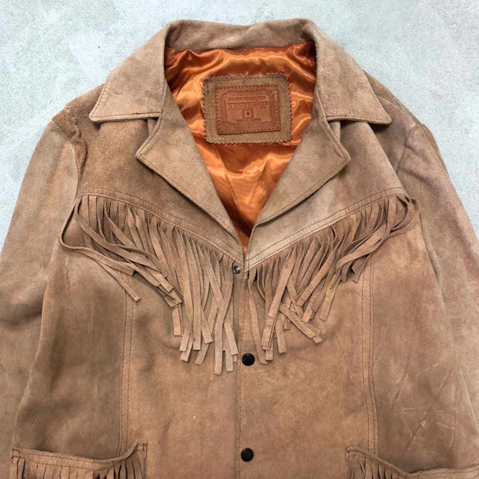 70's メキシコ製 Pypsa フリンジ スウェード レザージャケット 70s-80s メキシコ製 Pypsa スエードフリンジ レースアップベスト