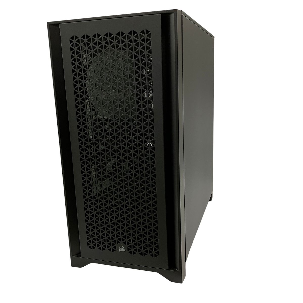 CORSAIR 4000D ミドルタワー 強化ガラス ATX ゲーミング PCケース ブラック 自作 PCパーツ コルセア H9882703